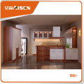 modern kitchen design high quality PVC kitchen cabinets